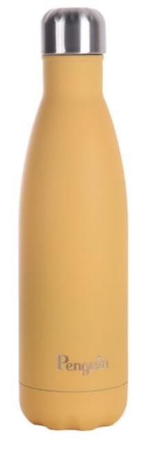 בקבוק תרמי מעוצב 500 מ״ל חרדל Penguin