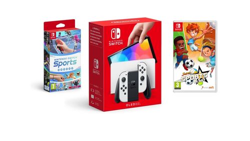  Nintendo Switch OLED  Sports Bundle  נינטנדו 