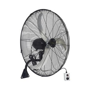 מאוורר מתכת 30" קיר תעשייתי אוורסט ניסקו מסתובב 135W מנוע DC 