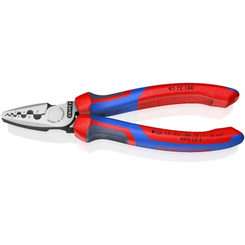 פלייר לחיצה לסופיות 180 מ''מ 9772180 Knipex קניפקס