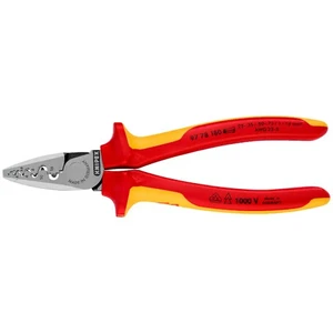 לוחץ סופיות מבודד 1000V 180 מ"מ 9778180 Knipex קניפקס