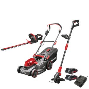 סט גינון אלחוטי 3 ב-1 Brushless 20V כולל 2 סוללות ומטען