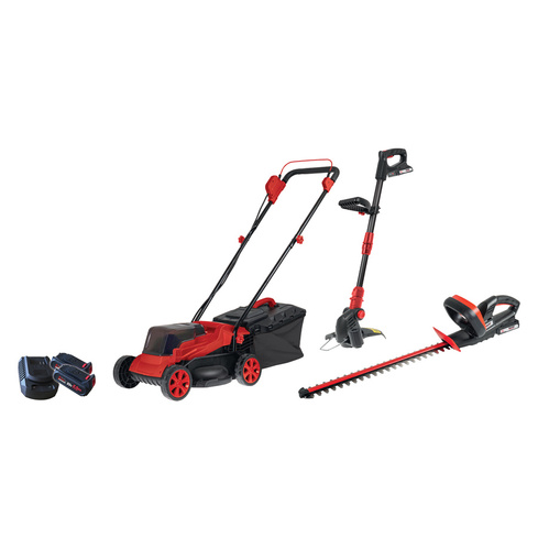 סט גינון אלחוטי 3 ב-1 Brushless 20V כולל 2 סוללות ומטען