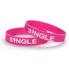 צמיד ורוד בעיצוב SINGLE בנות