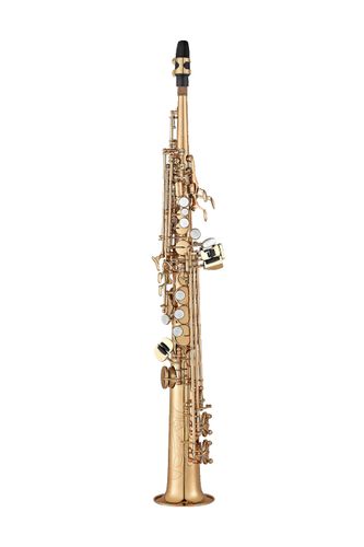 זוית נוספת Antigua SS6200 Vintage Gold Soprano Saxophone