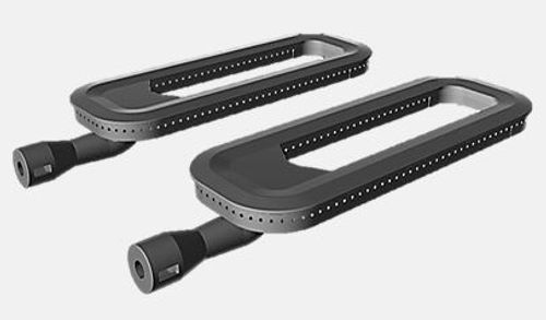 גריל גז Beefmaster Deluxe 4 עם עגלה יציבה - 4 מבערי Quad יציקת ברזל, כירת צד עוצמתית ומבער אינפרא אחורי לצלייה מקצועית
