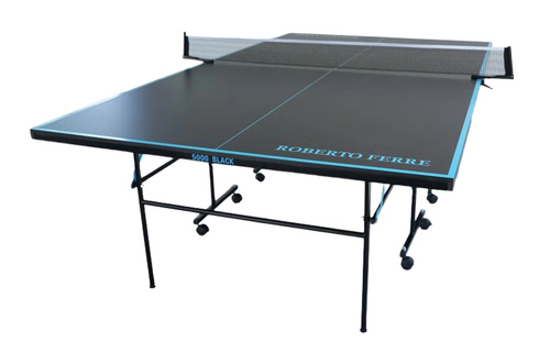 חבילת הכל כלול לשולחן טניס פנים ROBERTO FERRE BLACK TT5000 רוברטו פרה