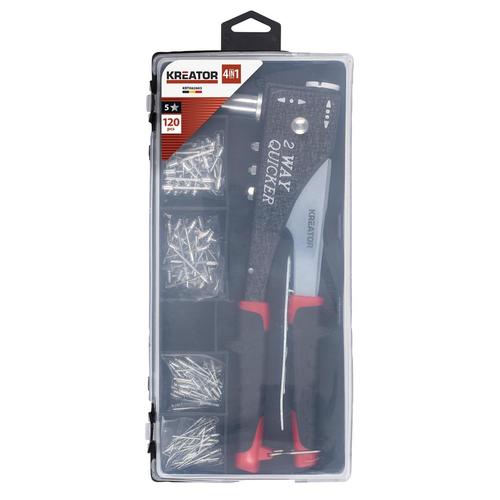 אקדח ניטים דו כיווני - 120 חלקים  ,106 KRTH62603  ,RIVETING PLIERS TWO-WAY - 120 PCS , ברקוד 5400338121210
