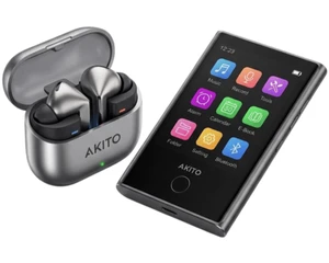 נגן אקיטו X-POD + אוזניות AKITO TWS