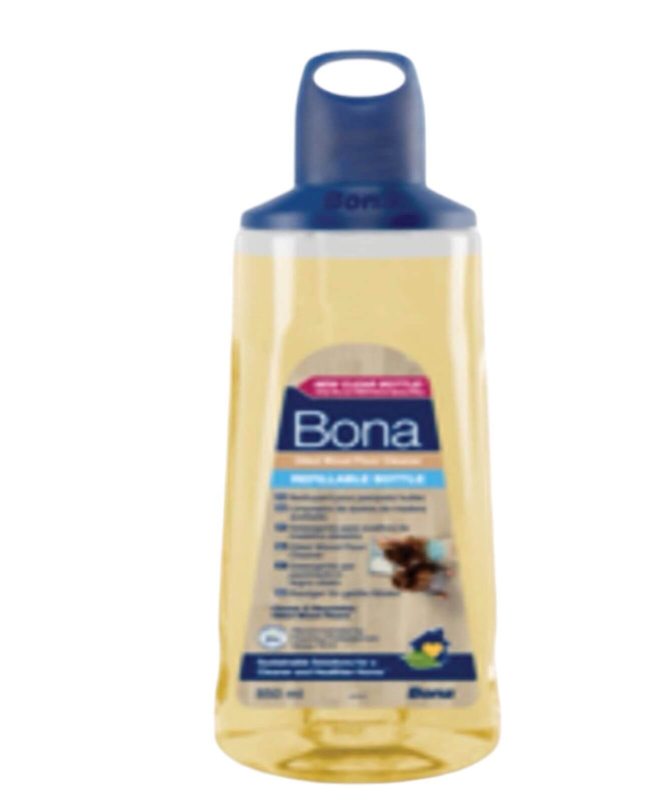 מחסנית מילוי לניקוי פרקט Bona 850 מ"ל – לניקוי והגנה על רצפות עץ בגימור שמן