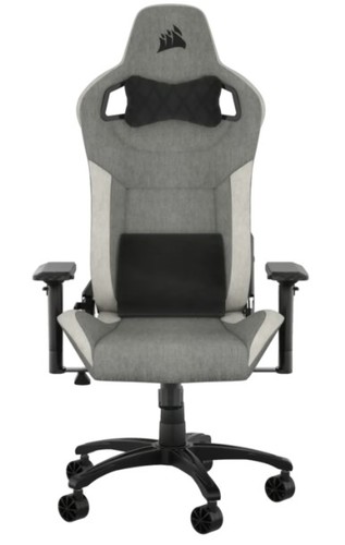 כיסא גיימינג Corsair T3 Rush 2023 Fabric White/Grey