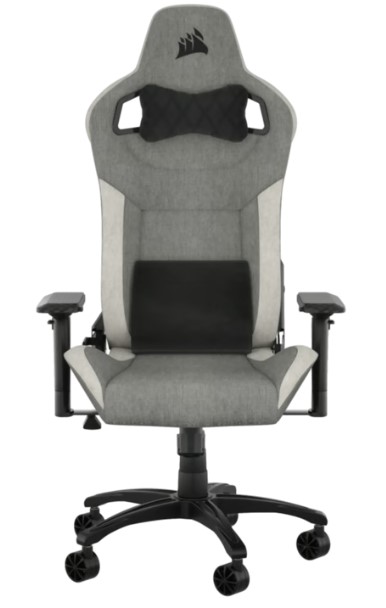 כיסא גיימינג Corsair T3 Rush 2023 Fabric White/Grey
