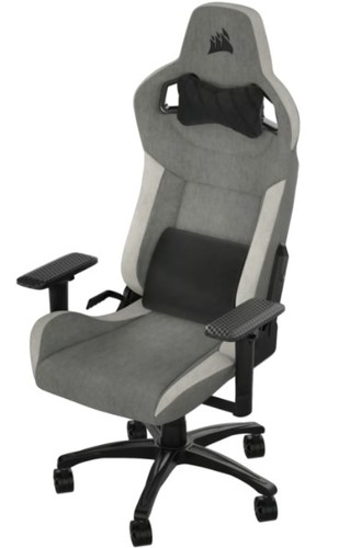 כיסא גיימינג Corsair T3 Rush 2023 Fabric White/Grey