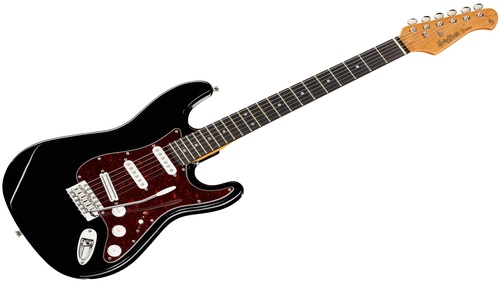 זווית נוספת Harley Benton st-62bk hot rod electric guitar