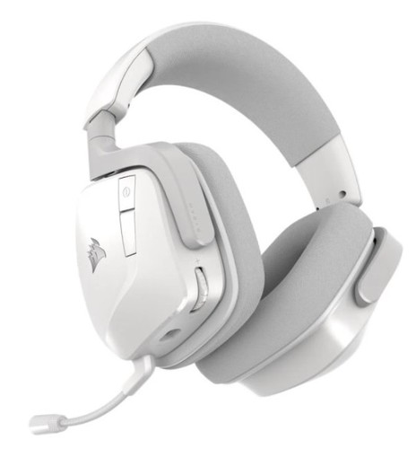 אוזניות גיימינג אלחוטיות צבע לבן Corsair Void Wireless V2