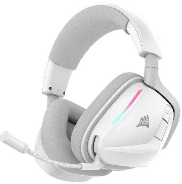 אוזניות גיימינג אלחוטיות צבע לבן Corsair Void Wireless V2