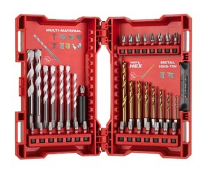 סט 39 מקדחים אוניברסלים לאימפקט MILWAUKEE 4932479854