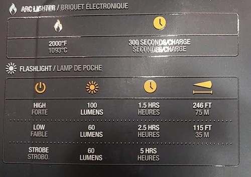 פנס מצית RECHARGEABLE PLASMA TORCH & FLASHLIGHT - UCO Gear