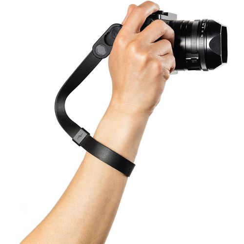 רצועת יד למצלמה מעור Peak design Cuff Leather Camera Strap