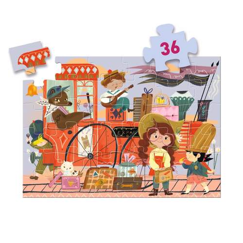 פאזל 36 חלקים בקופסה מעוצבת - המסע של מאיה