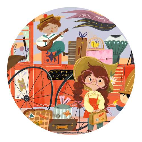 פאזל 36 חלקים בקופסה מעוצבת - המסע של מאיה