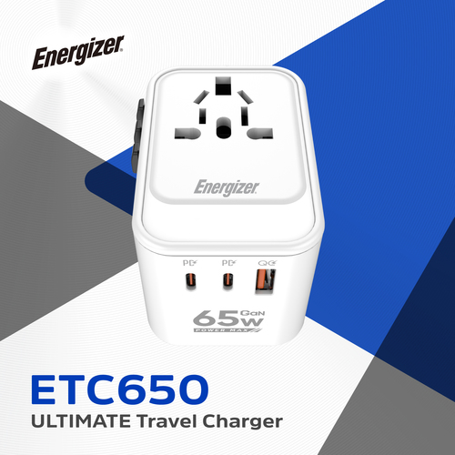 מתאם שקע בין-לאומי ETC650 65W – Energizer