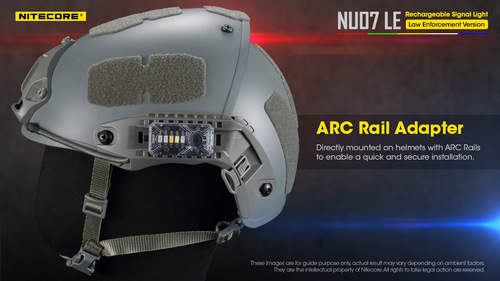 פנס גוף צ'קלקה משטרתי לביש NU07LE - NITECORE