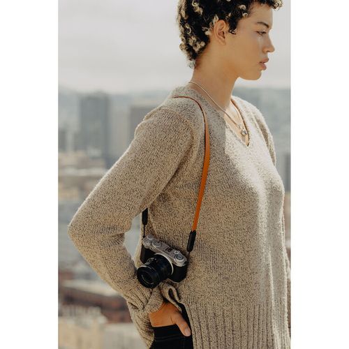 רצועת צוואר למצלמה מעור Peak design Leather Camera Strap Neck