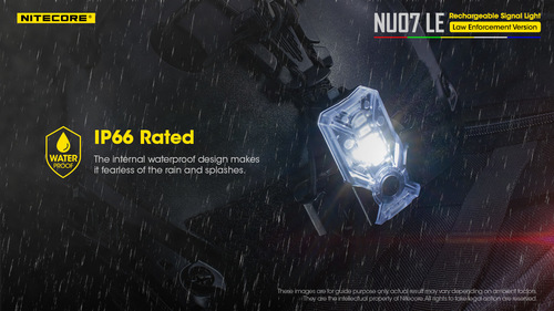 פנס גוף צ'קלקה משטרתי לביש NU07LE - NITECORE