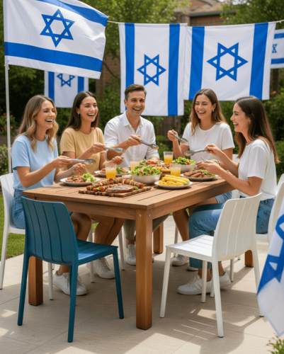 טורקיז כהה לבן
