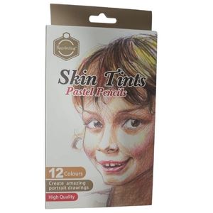 סט 12 עפרונות פסטל גווני גוף- Skin Tints