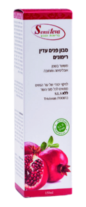 סבון פנים | רימונים | מכיל 150 מ"ל | סנסי טבע | Sensi Teva