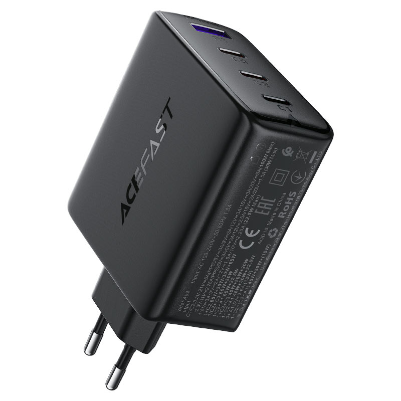 מטען קיר מהיר AceFast A940 PD100W GaN 