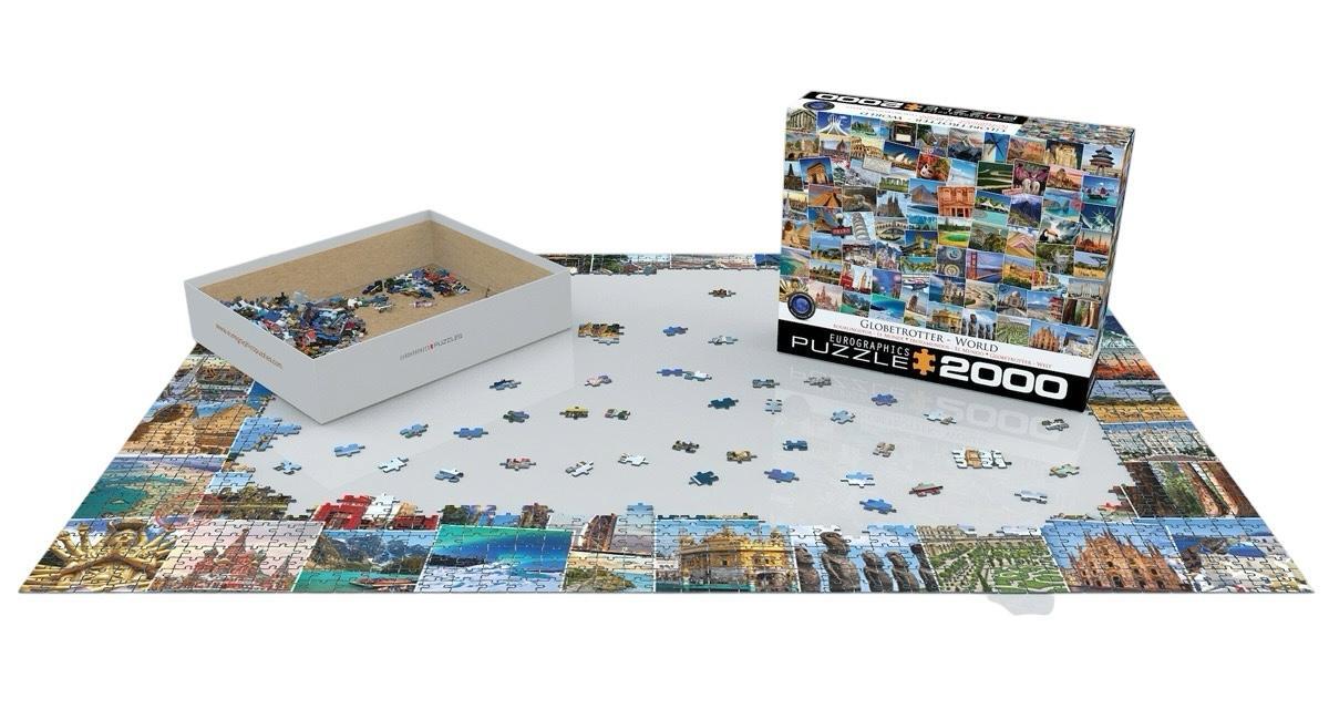 פאזל 2000 חלקים - גלובטרוטרס-תמונות מהעולם
