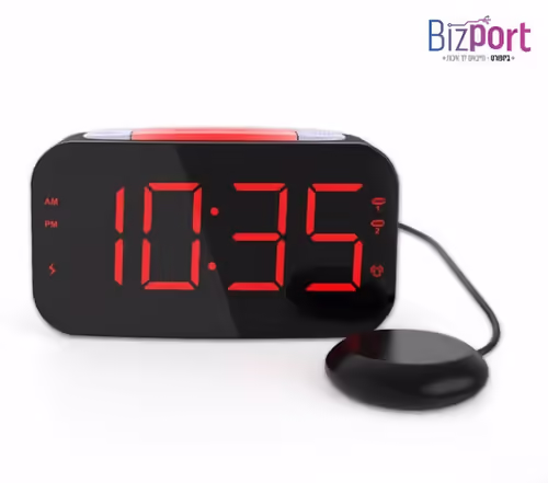 שעון מעורר עוצמתי עם רטט BIZPORT AC-1 ביזפורט
