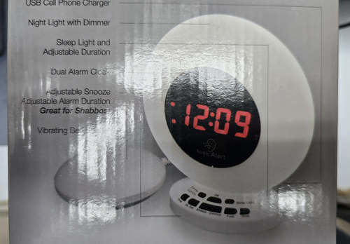 שעון מעורר עוצמתי עם רטט Sonic Alert Sonic HALO SBH600SS