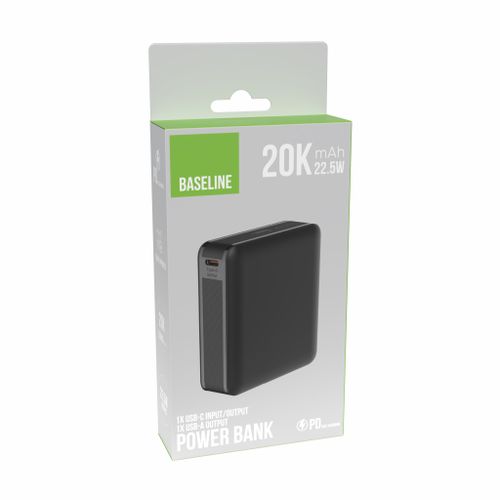 מטען נייד BASELINE POWER BANK 20K 