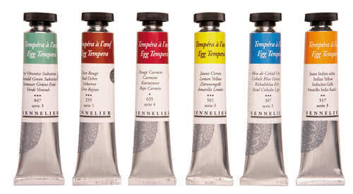 שפופרות צבעי אג-טמפרה SENNELIER Egg-Tempera 