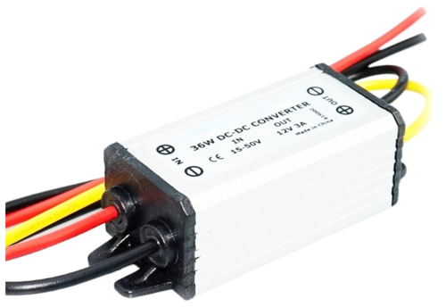 ממיר מתח   15-80V  DC-DC ל- 12V 3A