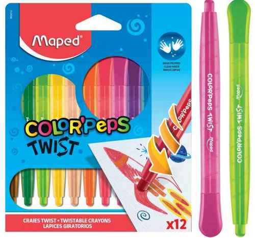 צבעי סטיק 12 יח maped