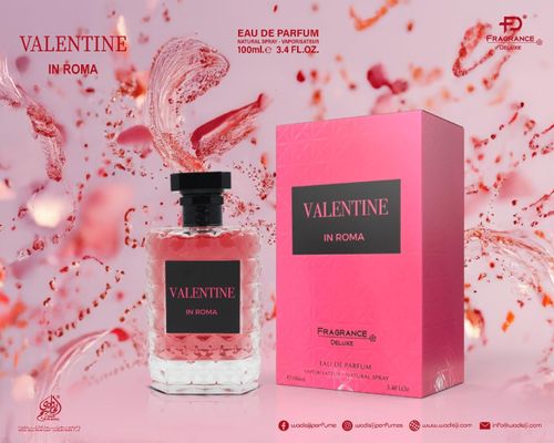 Valentine In Roma Fragrance Deluxe בהשראת Valentino Donna Born In Roma 100 ML EDP