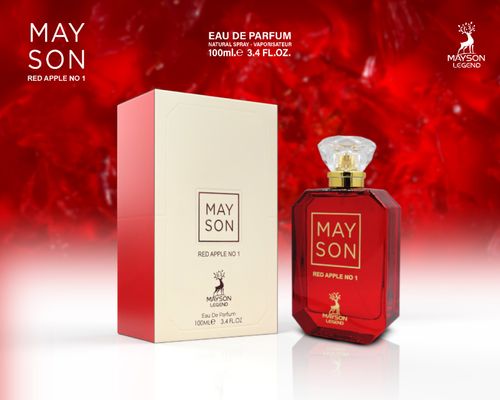 MAY SON Red Apple NO1 בהשראת Eden Juicy Apple 01 Eau De Parfum Kayali Fragrances 100 ML EDP