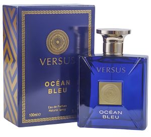 Versus Ocean Bleu By Fragrance World בהשראת Versace Pour Homme Dylan Blue בושם לגבר | 100 מ"ל או דה פרפיום
