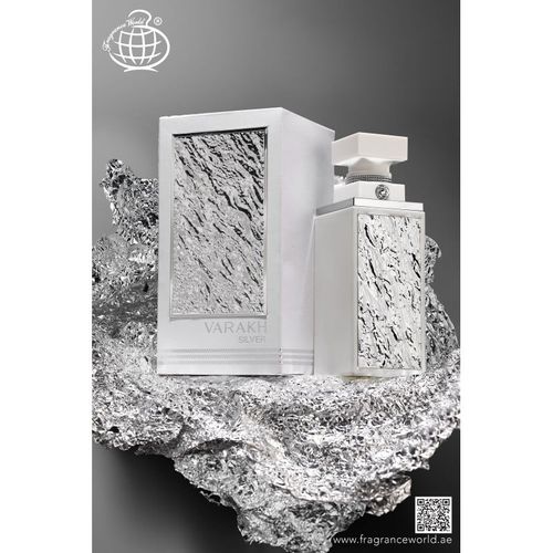 Varakh Silver By Fragrance World בהשראת Gentle Fluidity Silver Maison Francis Kurkdjian בושם יוניסקס | 100 מ