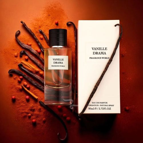 Vanile Drama Fragrance World בהשראת Vanilla Diorama Dior בושם יוניסקס | 80 מ