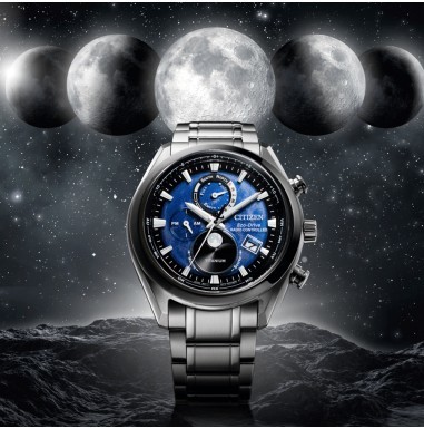 Citizen BY1010-57L Tsuki-Yomi' Radio-Controlled Moonphase