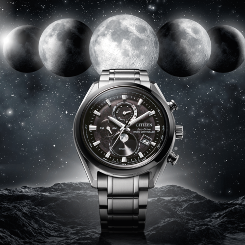 Citizen BY1010-57H Tsuki-Yomi' Radio-Controlled Moonphase