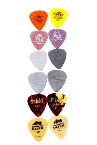 מארז 12 מפרטים הפופולריים ביותר DUNLOP PVP101 MD/LT JIM DUNLOP