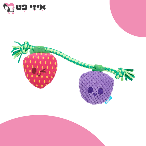 בארק בובת תותים על חבל לכלב BARK