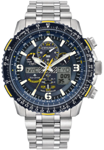 שעון טייסים אנלוגי דיגיטלי Citizen JY807852L רדיו קונטרול אקו דרייב וספיר